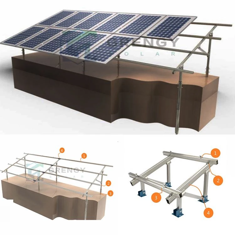 Quick Installation Solar Ground Mounting Structure