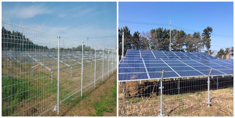 solar farm fence