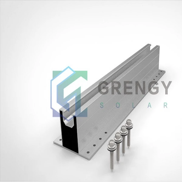 Mini rail solar brackets