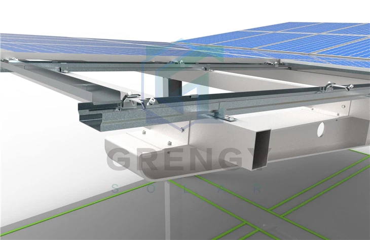 Water Proof Solar Carport Mounting Rack