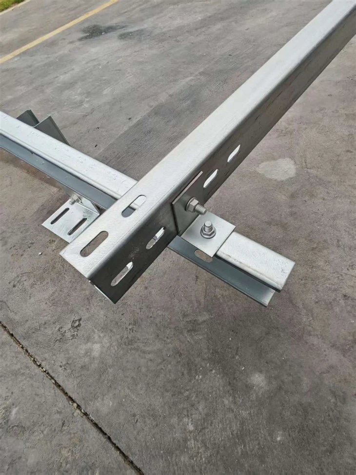 Highly Durable ZAM Steel Solar Structure / Photovoltaic Bracket best