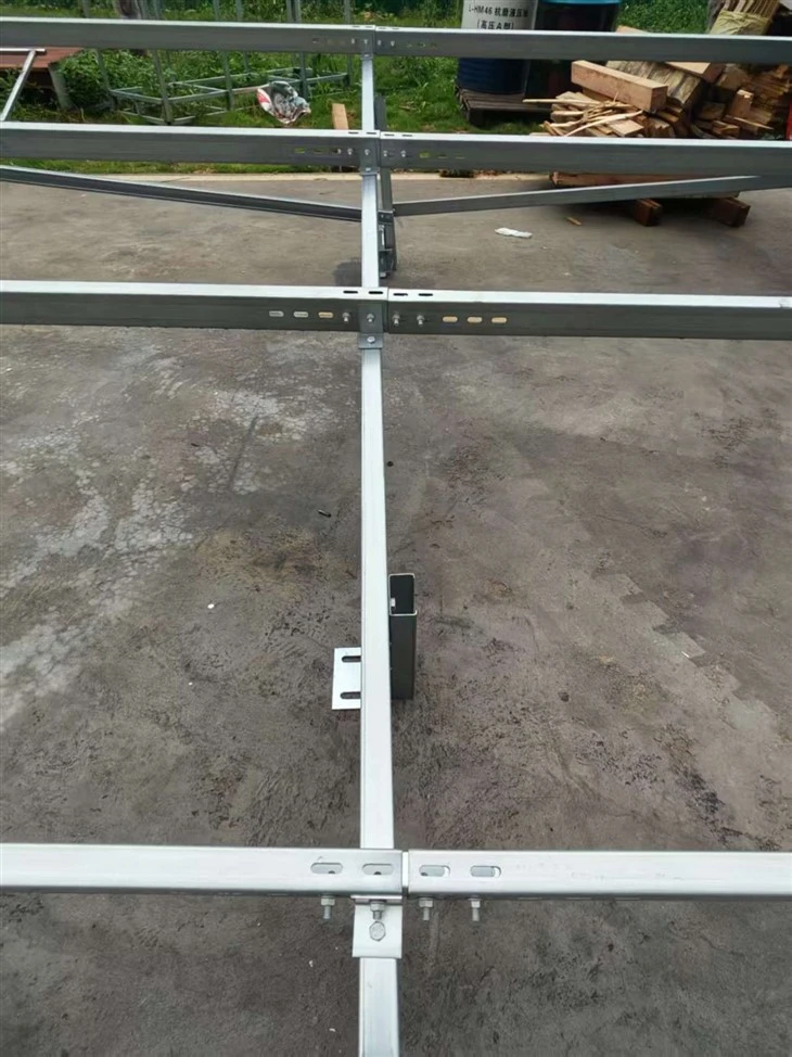 Highly Durable ZAM Steel Solar Structure / Photovoltaic Bracket manufacturers