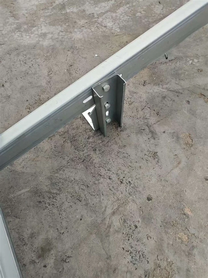 Highly Durable ZAM Steel Solar Structure / Photovoltaic Bracket high quality