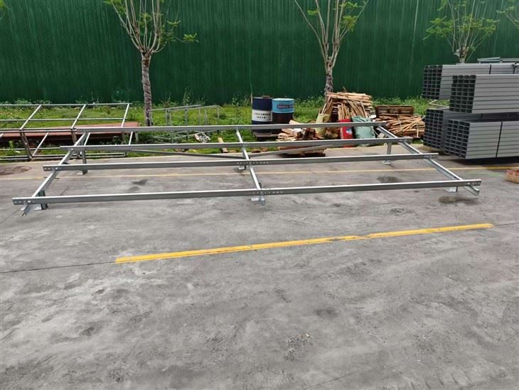 Highly Durable ZAM Steel Solar Structure / Photovoltaic Bracket suppliers