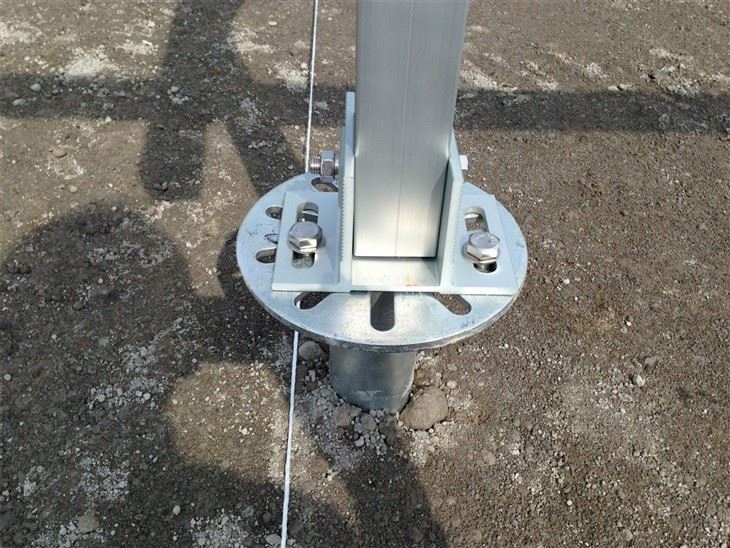 PV Foundation Post Ground Screw Anchor Solar Mounting