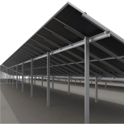 پایه زمینی قفسه خورشیدی فولادی با روکش ZAM